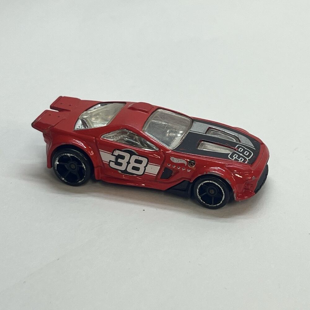 red‎ hot wheels scorcher diecast car number 38 2009 mattel